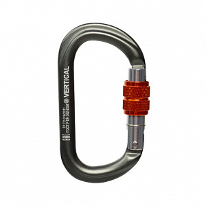 Ver 0261 Карабин «GRAY» овал с муфтой (Keylock) Vertical C в Нижневартовске 0