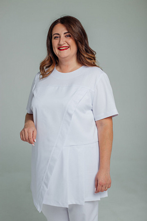 Блуза со складками PLUS SIZE  в Нижневартовске 0