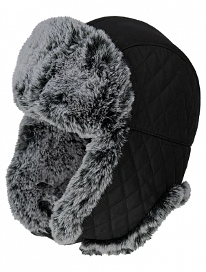 Шапка-ушанка Brodeks Extreme KM 109, черная Brodeks в Нижневартовске 0