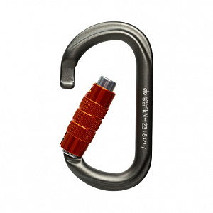 ver 0261-2 Карабин «GRAY» овал автомат (Keylock)