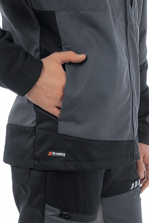 Летняя куртка Brodeks KS 234, серый/черный