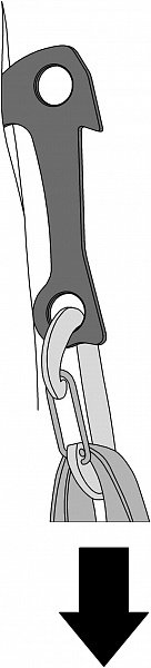 Ver 0652 Крюк якорный №3 длина 125 мм Vertical C в Нижневартовске 1