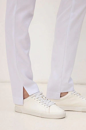 Брюки женские (тк.Kiara) белые  в Нижневартовске 3