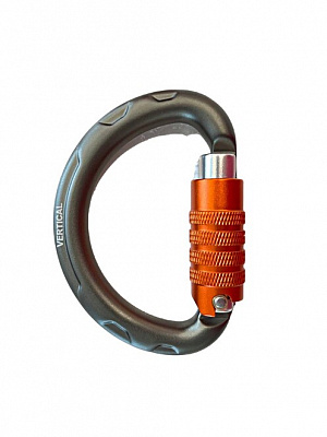Ver 0266 Карабин «GRAY» полукруглый трехтактный (Keylock) Vertical C в Нижневартовске