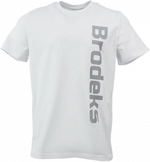 Футболка Brodeks KS704, белый Brodeks в Нижневартовске 0