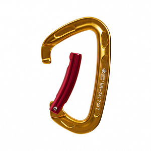 Ver 0269-1.gold Карабин скалолазный с гнутой защелкой (Keylock) Vertical C в Нижневартовске 2