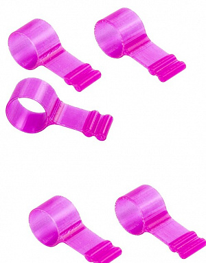 Ver 0679.violet.5 Холдер «Кусь» на карабин фиолетовый 5 шт Vertical C в Нижневартовске